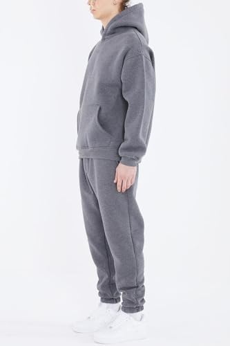 HHGKED Men's Sweatsuits 2 Piece Outfits Baggy Travel Vacation Fashion Clothes Casual Hoodie Jogging Track suits Sets - Image 2
