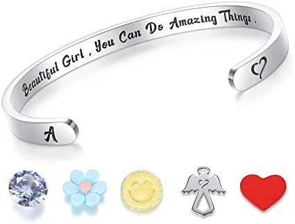 SAM & LORI Personal Bracelets for Teen Girls/Women - Meaningful Jewelry Gifts (Various Designs) for Best Friend/Daughter/Granddaughter/Niece/Sister/Mom/Aunt by SAMLORI