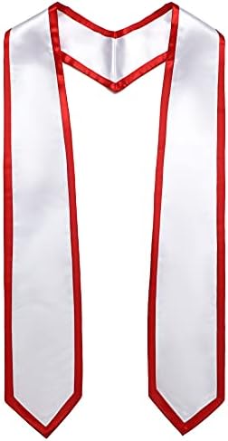 Unisex Adult Graduation Honor Stole Classic End With Trim 72" Long by Ftyfty