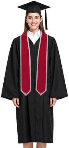 Unisex Adult Graduation Honor Stole Classic End With Trim 72" Long - Image 4