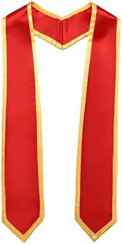Unisex Adult Graduation Honor Stole Classic End With Trim 72" Long by Ftyfty
