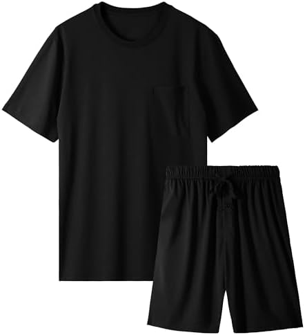 BAMBOO COOL Mens Pajama Set Lightweight Sleepwear Pjs by BAMBOOCOOL