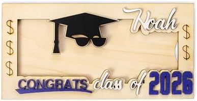 callie Personalized Graduation Cash Holder, Class of 2026 Wooden Money Holder, Funny Gift for Graduates by callie