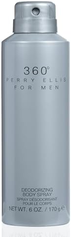 Perry Ellis 360° Body Spray for Men, Body Spray Cologne, 6 Oz by PerryEllis