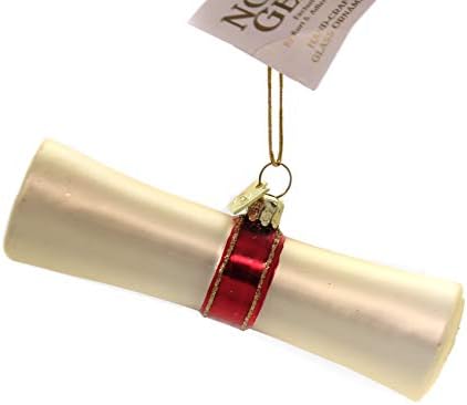 Kurt S. Adler Noble Gems? Diploma Glass Ornament - Image 2