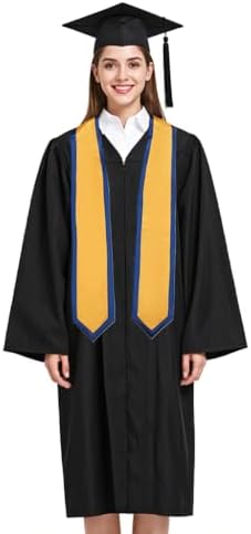 Unisex Adult Graduation Honor Stole Classic End With Trim 72" Long - Image 3