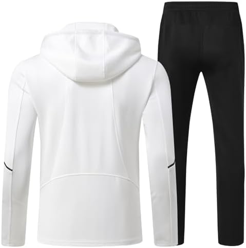 BGOWATU Men's Tracksuits Set Full Zip Jacket Hoodie Sweatsuit Running Sport Pants Outfits for Men with Zipper Pockets - Image 2