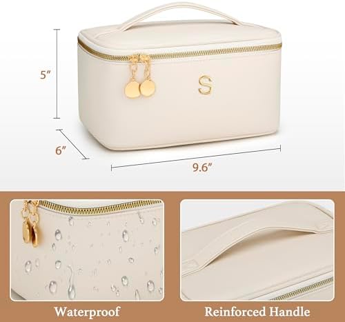 Personalized Makeup Bag Gifts for Women Travel Cosmetic Case - Image 6