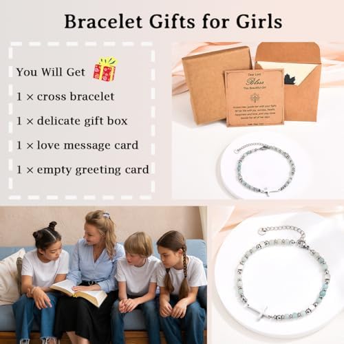 Religious Cross Bracelet for Women Girls, Christian Gifts - Image 4