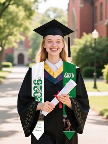 Personalized Graduation Stole Sash Custom Class of 2026 Congratulation Graduation Gifts with Photo - Image 5
