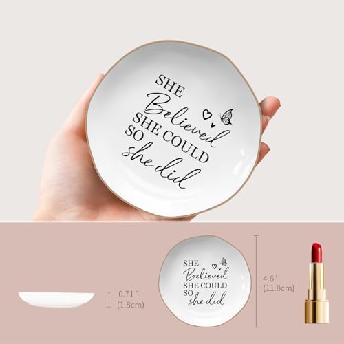 Congratulations Gifts for Women – Ceramic Jewelry Tray - Image 3