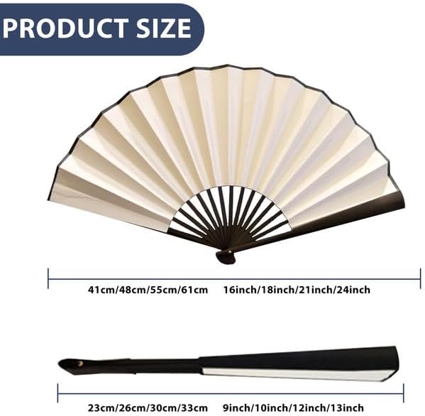 WERWAES Personalized Folding Fan with Custom Photo Hand Held Fans Foldable for Wedding Dancing Saloon Cosplay Party Props Decorative Folding Fans
