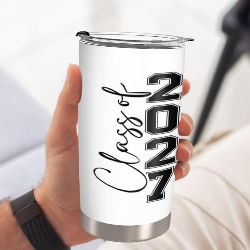 Class of 2027 Senior Night Gifts for Him Her 20oz Seniors Year 2027 Tumbler - Image 2