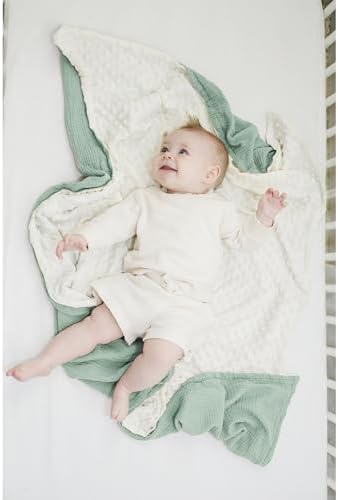 Konssy Soft Muslin Baby Blanket for Unisex Boys & Girls, 30 x 40 Inch - Image 2