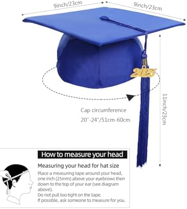 Newrara Graduation Gown Cap Tassel Set - Image 5