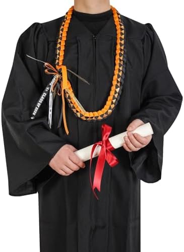 TFTAFAN Graduation Ribbon Lei Graduation Leis Necklace Class of 2026 Graduation Necklace Braided Necklace Graduation Gift Party Accessories for Women and Men - Image 2