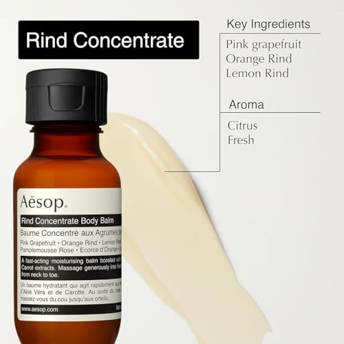 Aesop Arrival Travel Shower Set (4-Piece) Hair & Body Care Kit – Shampoo, Conditioner, Geranium Leaf Body Cleanser & Rind Concentrate Body Balm – 1.7oz/50mL Each – Gift Set with Reusable Canvas Bag - Image 6