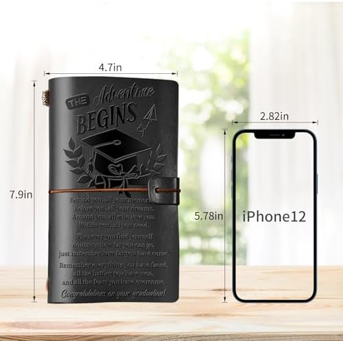 PRSTENLY Graduation Gifts Leather Journal, Graduation Gifts for Hers Him - Image 4