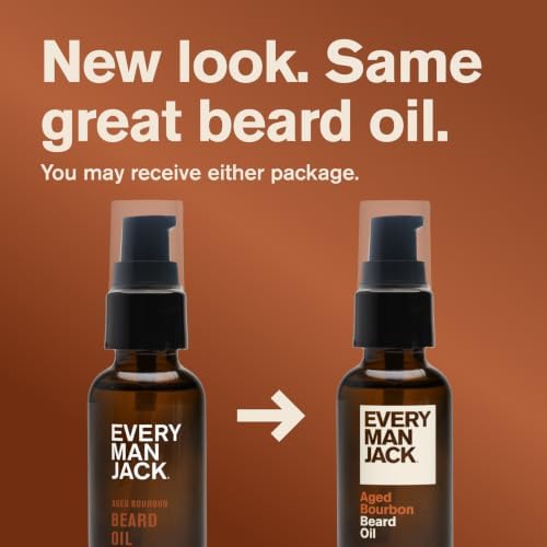 Every Man Jack Hydrating Beard Oil for Men, Aged Bourbon, 1oz - Image 3