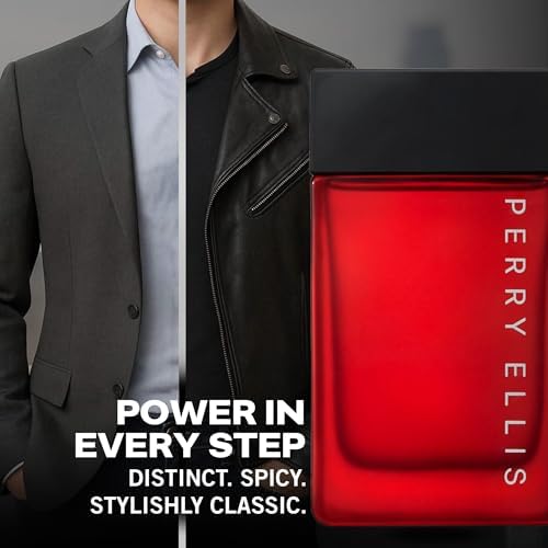 Perry Ellis Bold Red 4-Piece Gift Set, Bold Fragrance Cologne Set for Men - Image 4