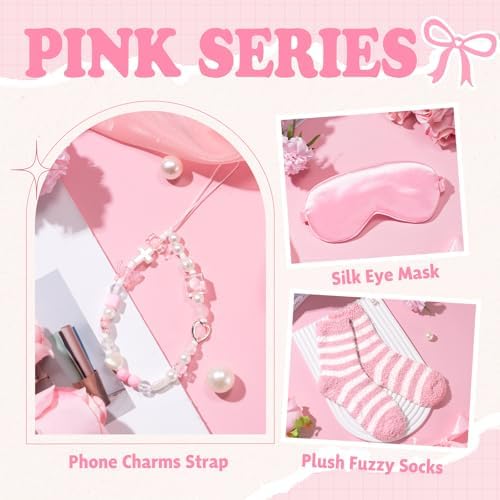 Gift Baskets for Women, 9pcs Birthday Gifts for Teenage Girls, Best Christmas Ideas Box w/Coquette Bow Aesthetic Cup Trendy Stuff for Her Teen Girl Sister Friend Friendship Sweet 16th 18th 21st Bday - Image 6