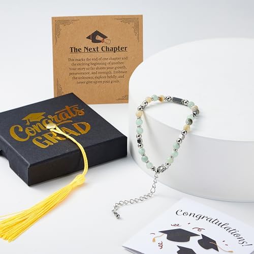 JOYIN Graduation Gifts 2026 for Her, Graduation Bracelet with Greeting Card and Gift Box, Inspirational Gifts for Women, Besties, High School College Classmates (Suitable for 14 Years Above) - Image 5