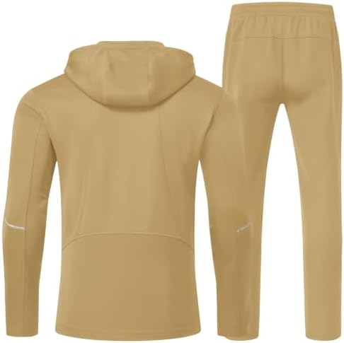 BGOWATU Men's Tracksuits Set Full Zip Jacket Hoodie Sweatsuit Running Sport Pants Outfits for Men with Zipper Pockets - Image 2