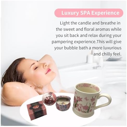 Spa Gift Baskets for Women,Luxury Self Care Gifts for Mom,Get Well Soon Gifts for Friend,Thank You Relaxing Box Gifts for Women 20th,30th,40th,50th,60th 70th 75th Birthday,Anniversary - Image 3