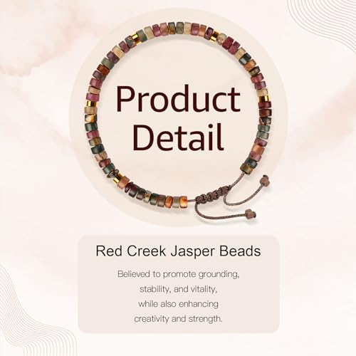 AGOT Thank You Gifts for Women: Teacher Appreciation Office Gifts for Coworkers Employee Boss Lady Manager Colleague Natural Stone Bracelet - Image 3