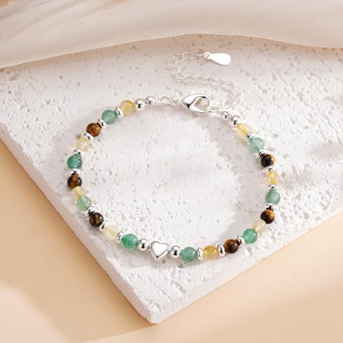 2026 Graduation Gift for Her, Graduation Bracelet Natural Stone Beads Bracelets Middle High School College 5th 8th Grade Grad Jewelry Gifts for Women Girls - Image 2