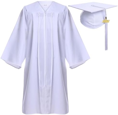 Newrara Graduation Gown Cap Tassel Set by NEWRARA