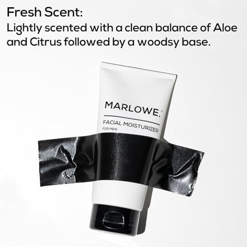MARLOWE. Men's Skin Care Set, Facial Scrub & Face Moisturizer Duo - Image 4