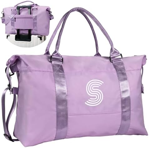 Teen Girl Gift, Initial Travel Duffel Bag, Girls Dance Bag by Vogewood