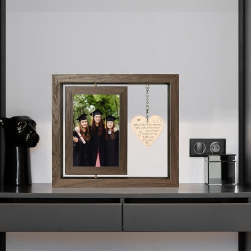 EYITUPC Rustic Wooden Double-Sided 2026 Graduation Frame Gifts for Him Her - Image 4