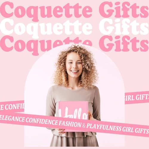 Gift Baskets for Women, 9pcs Birthday Gifts for Teenage Girls, Best Christmas Ideas Box w/Coquette Bow Aesthetic Cup Trendy Stuff for Her Teen Girl Sister Friend Friendship Sweet 16th 18th 21st Bday - Image 2