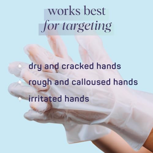 SpaLife Men's Cooling Mint Hand Moisturizing Gloves for Working Hands | Revitalizing & Hydrating Hand Mask for Softening Dry, Cracked Skin | One Size Fits Most | 6 Pairs - Image 4