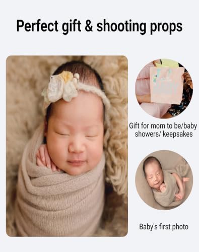 Zeroest Newborn Photography Wrap (Light Taupe) - Image 4