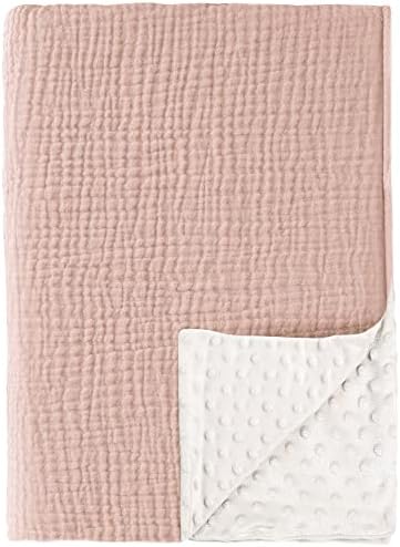 Konssy Soft Muslin Baby Blanket for Unisex Boys & Girls, 30 x 40 Inch by Konssy