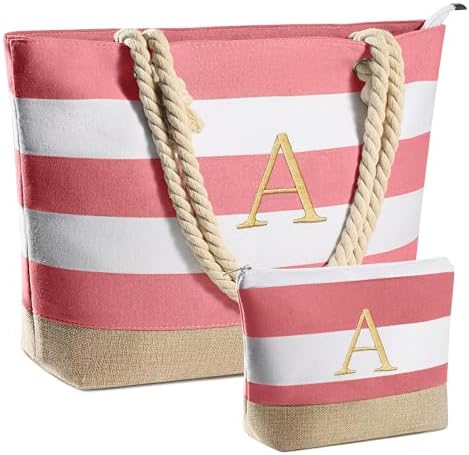 YOOLIFE Beach Bags for Women - Travel Canvas Beach Tote, Pool Waterproof Bag, Travel Essentials, Gifts for Women Birthday by YOOLIFE