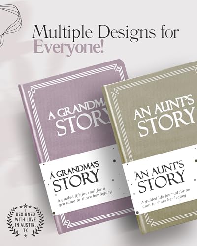 Nana's Life Story Journal (Hardcover): A Meaningful Keepsake for Nana to Share Her Journey and Memories, Book Includes 250+ Prompt Questions, Sentimental Gifts for Mother's Day, Birthday & Christmas - Image 6