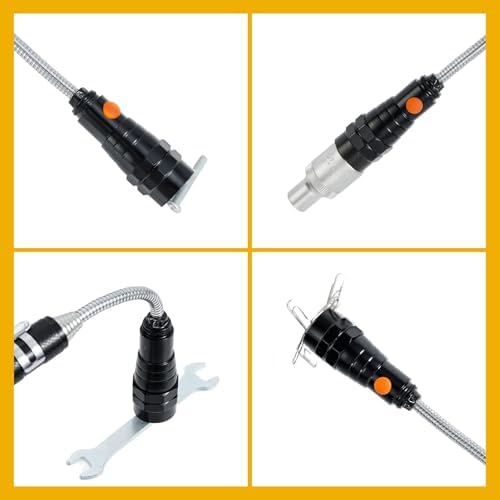 Magnetic Pickup Tool Telescoping Magnet Flashlight, Gifts for Men, Black - Image 7