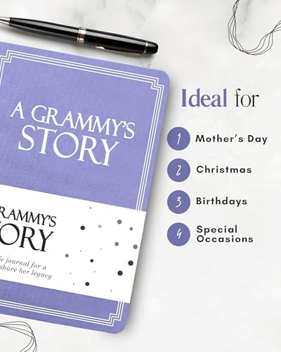 Grammy's Life Story Journal (Hardcover): A Meaningful Keepsake for Grammy to Share Her Journey & Memories, Book Includes 250+ Prompt Questions, Sentimental Gift for Mother's Day, Birthday, Christmas - Image 5