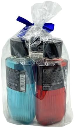 Bath & Body Works BOURBON, NOIR, OCEAN Men's Collection 3-in-1 Hair, Face & Body Wash 3-piece Gift Set with a Blue Bow for Holidays - 10 fl oz each - Image 5
