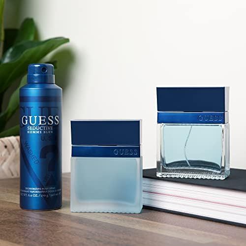 GUESS Fragrance Seductive Homme Blue Eau De Toilette Spray for Men, 3.4 fl oz - Image 4
