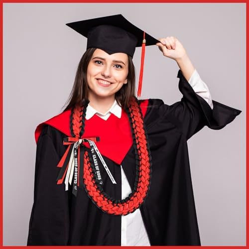 TFTAFAN Graduation Leis and Graduation Honor Cords Class of 2026 Graduation Ribbon Lei Graduation Necklace Braided Necklaces gift for Student Gifts Party Supplies - Image 4
