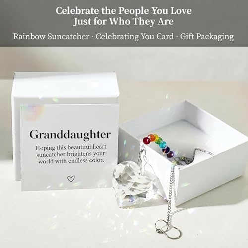 Hegelda Granddaughter Gifts Crystal Suncatcher Ornaments - Image 2
