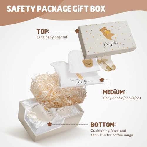 AW BRIDAL New Mom Gifts for Women, Baby Gift Baskets for Boys Baby Shower - Image 6