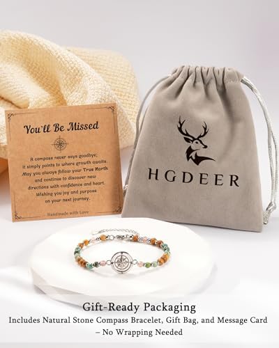 Compass Bracelet for Women, Retirement You Will Be Missed Travel Gifts - Image 6