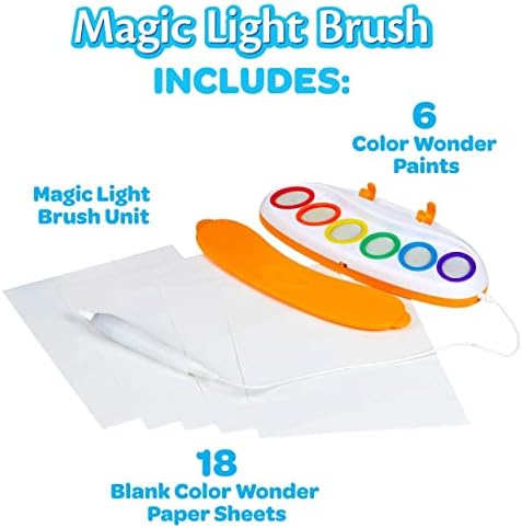 Crayola Color Wonder Magic Light Brush, Mess Free Painting for Kids, Age 3+ - Image 5