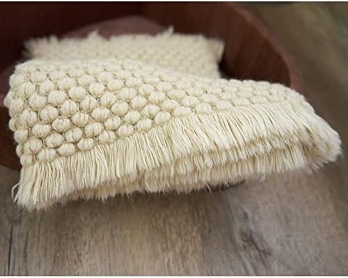 Zeroest Newborn Baby Photography Props Basket Filler Blanket (Beige) - Image 7